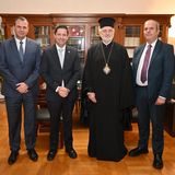 Archbishop Elpidophoros of America Meets the Rector Authorities of the University of Athens